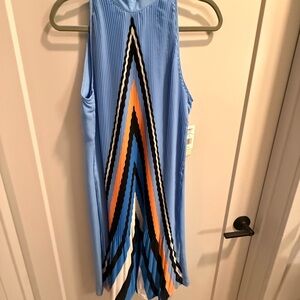 Nanette Lepore Light Blue Dress with Bow Detail